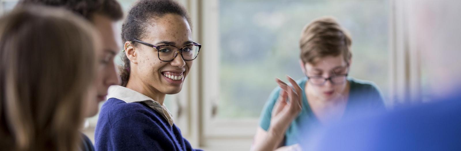 students in classroom