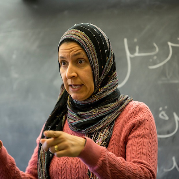 Mervat Youseff teaches Arabic