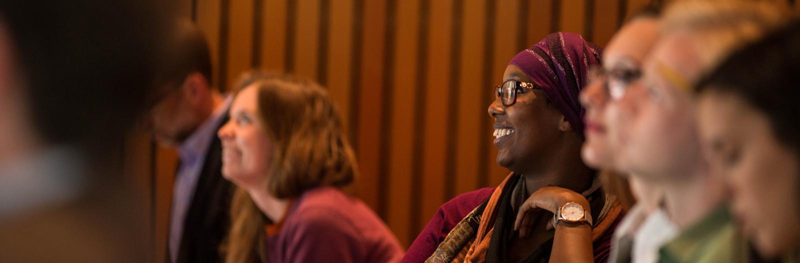 audience at an event in JRC 101