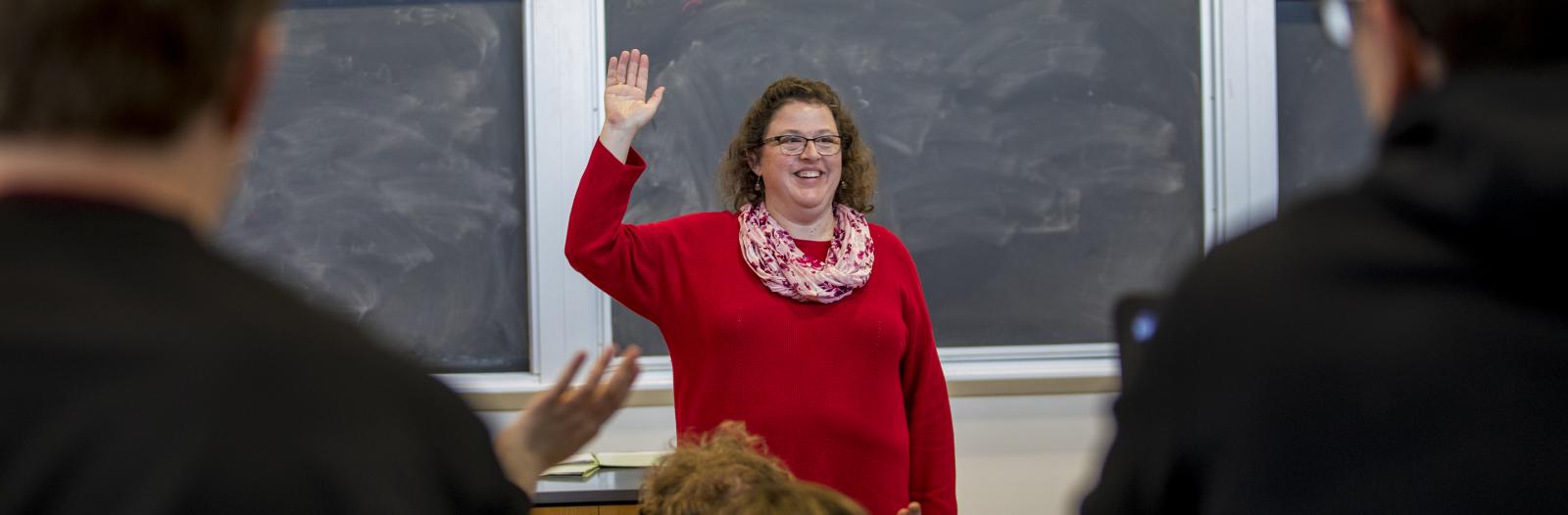 Sarah Purcel, L F Parker Professor of History, teaches in Noyce