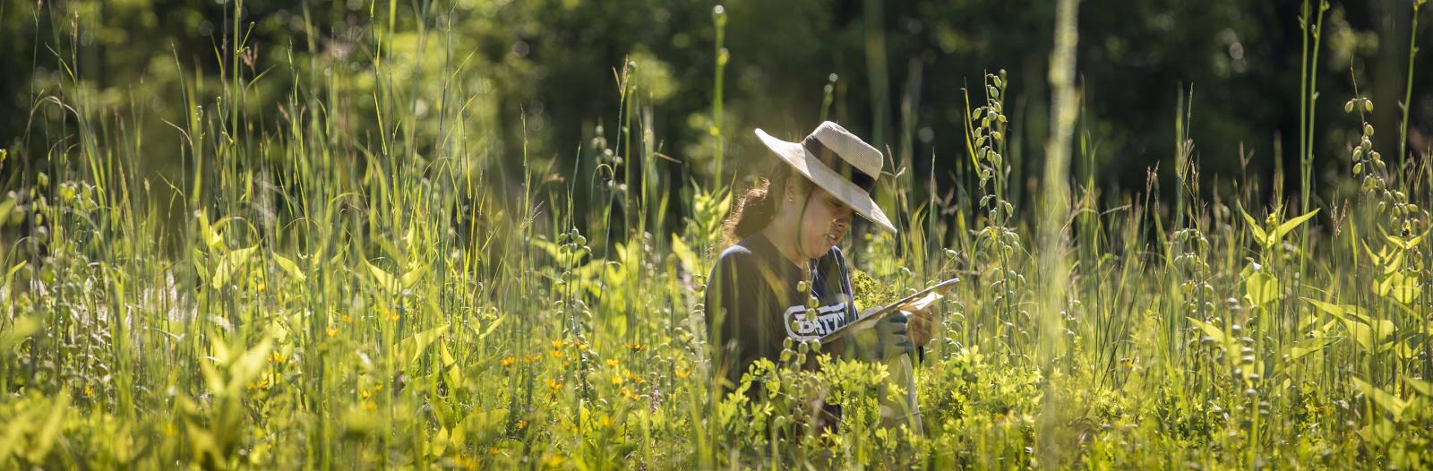 students do field work for their MAP at CERA