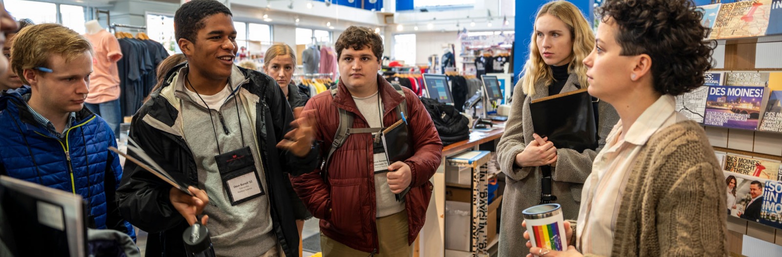 group on Rosenfield Caucus Tour