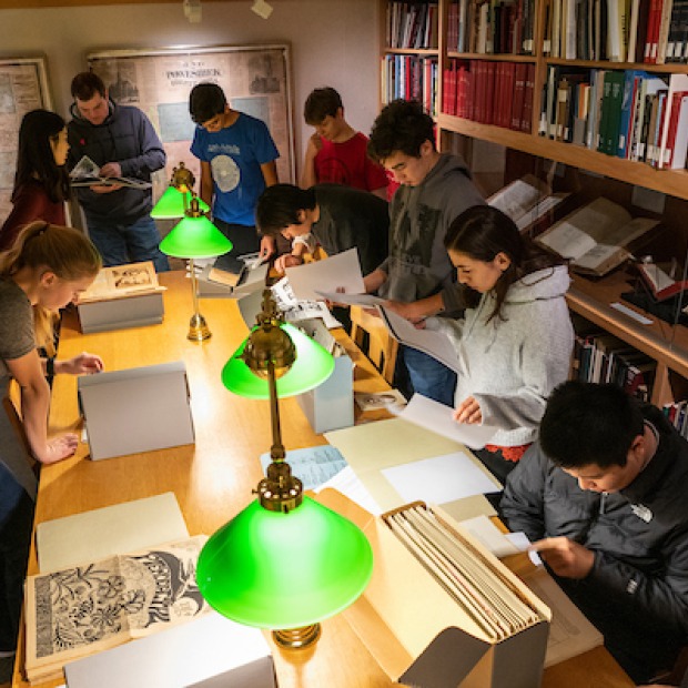 History class in Iowa Room