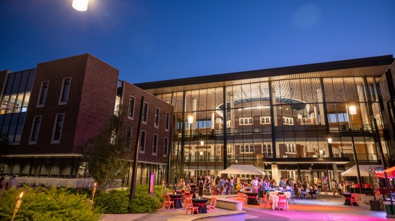 Night in the HSSC Kington Plaza