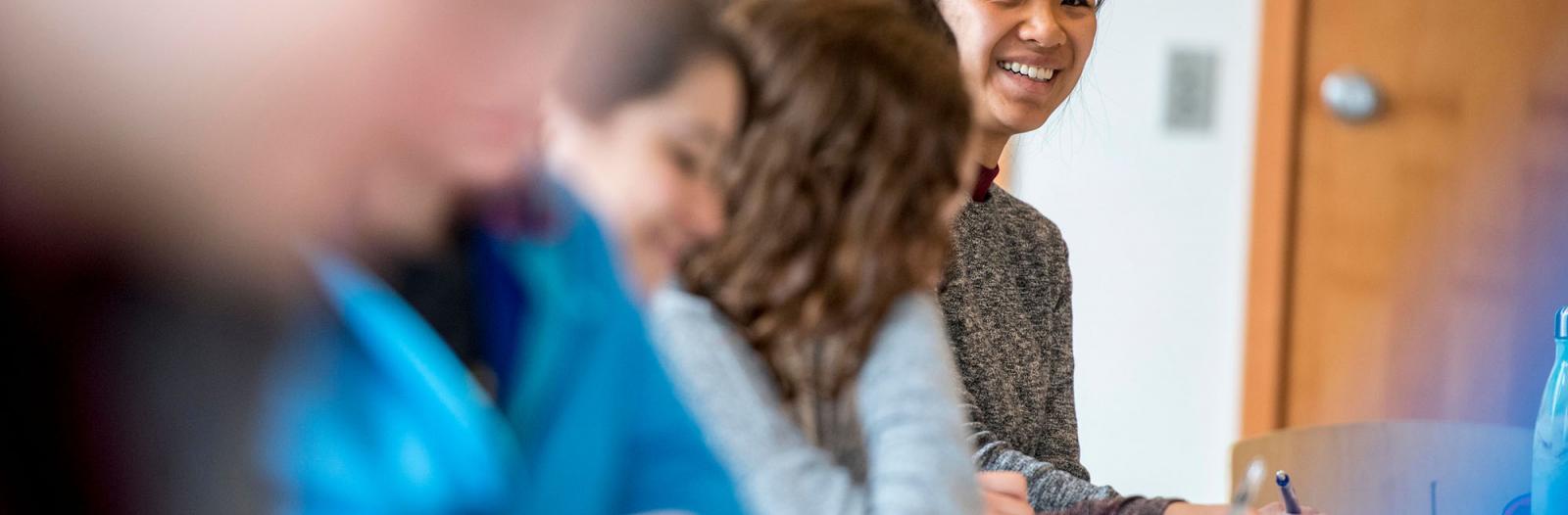 students in classroom