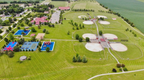 Ahrens Park view from above