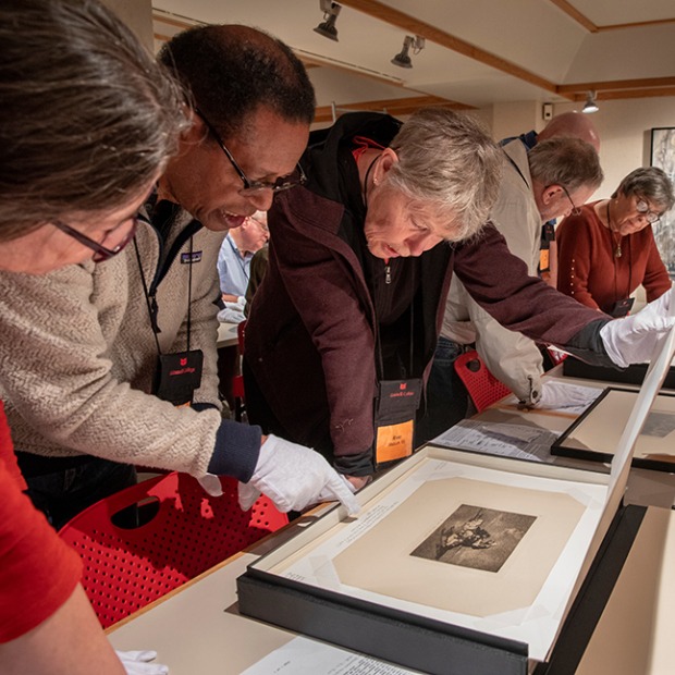 Alumni College in the Museum of Art Print & Drawing Study Room