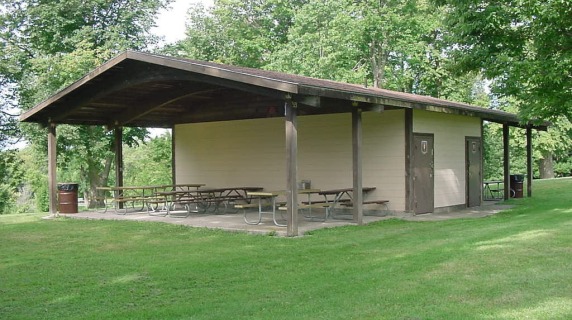 Shelter house at Arbor Lake