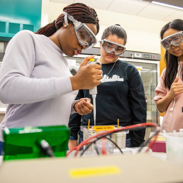 Students in lab