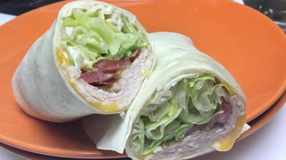sandwich wrap from Comeback Cafe