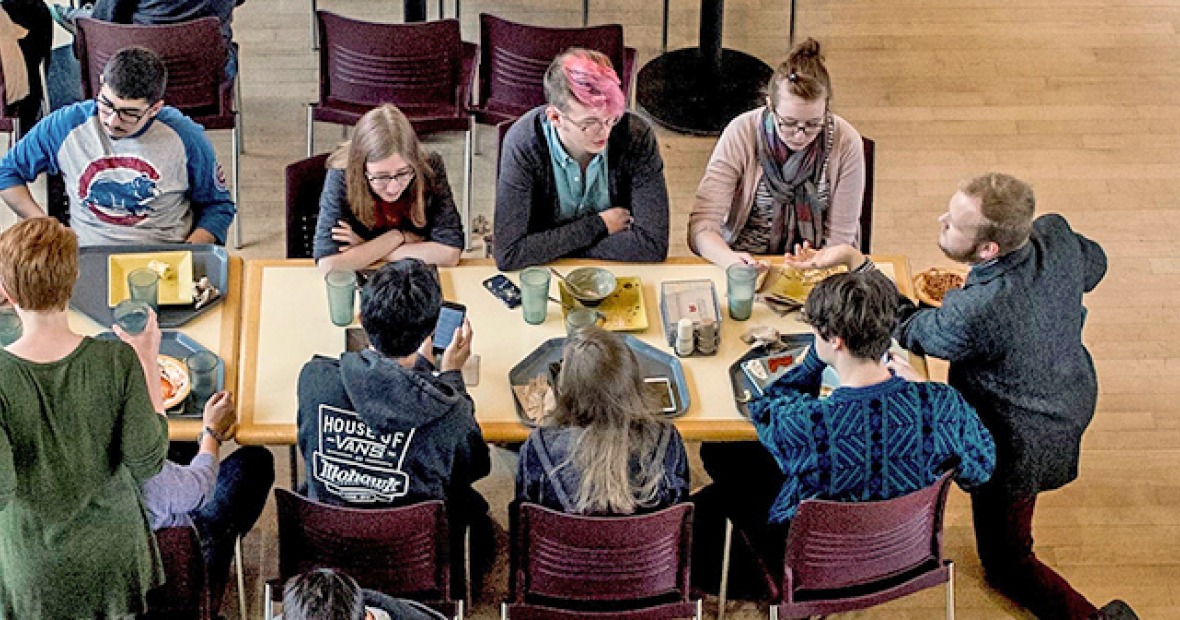 Main dining hall overview