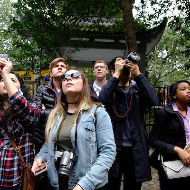 Students visit China