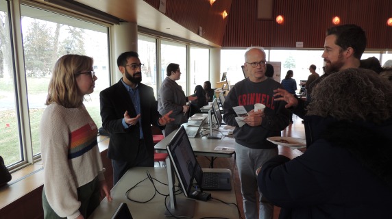 Discussion at Teaching with Technology Fair