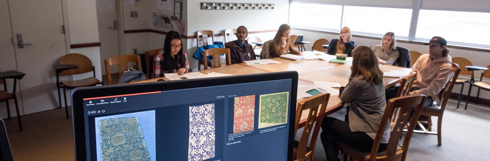 Students in a classroom
