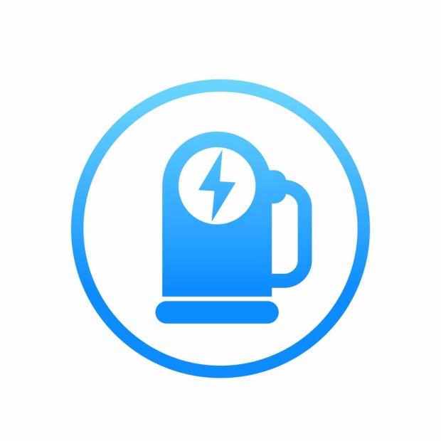 Electric Vehicle charging logo