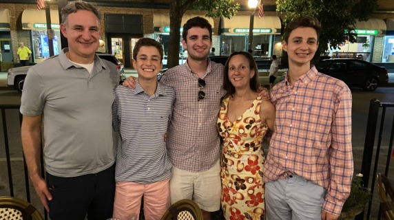 The Coen Family smiles for the camera.