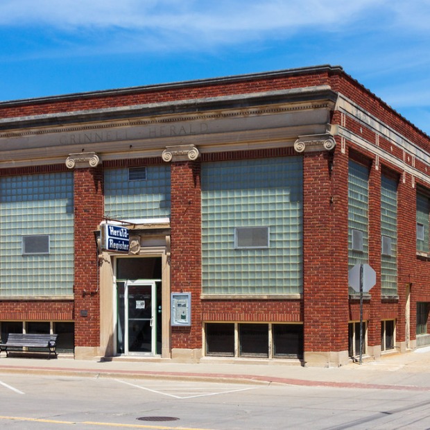 Grinnell Herald Register building, 813 5th Ave., Grinnell