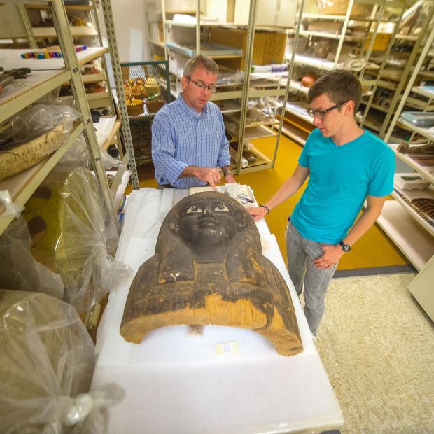 Collin Davis-Johnson ’15 interning at the Denver Museum of Nature and Science