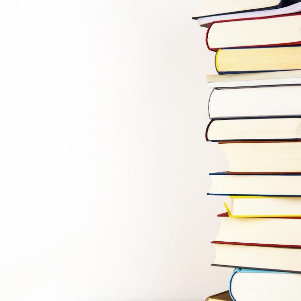 A stack of books
