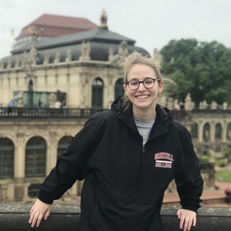 Marnie Monogue summer language grant recipient in Leipzig, Germany.