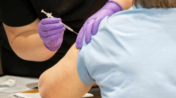 Administering vaccination