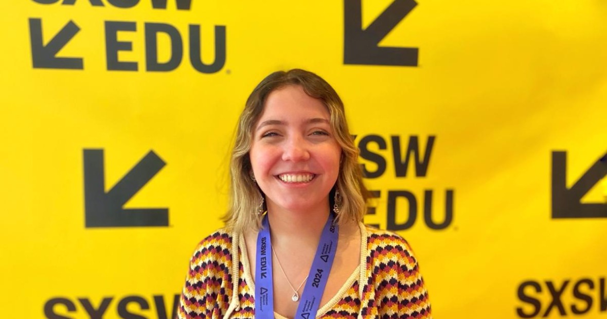 Thainá Theodoro at SXSW EDU conference in 2024