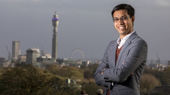 Raghav Malik in London