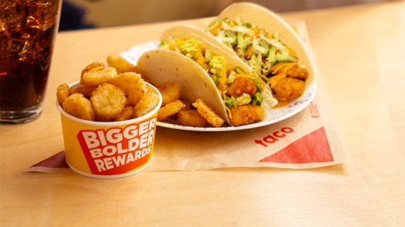 Tacos from Taco Johns