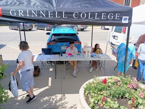 tent at farmers market