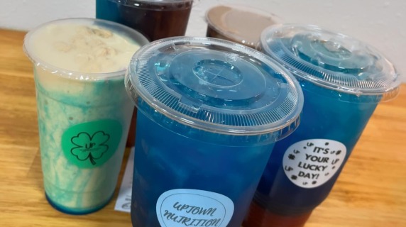 Uptown Nutrition smoothies and teas