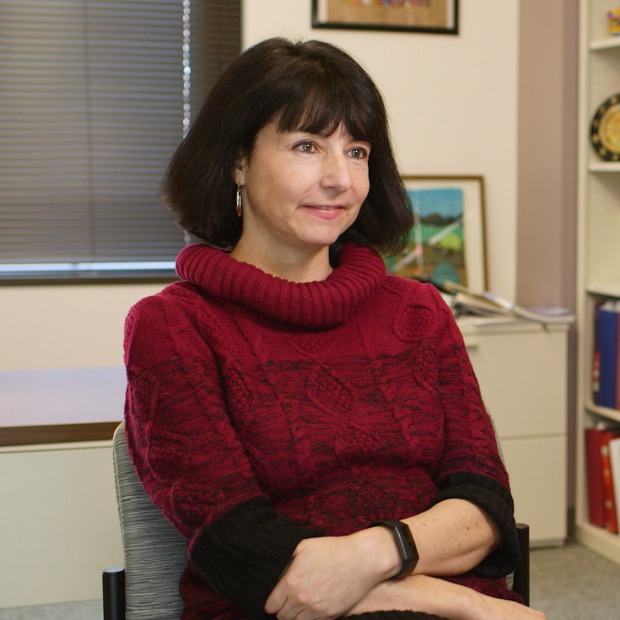 Valerie Benoist in her office