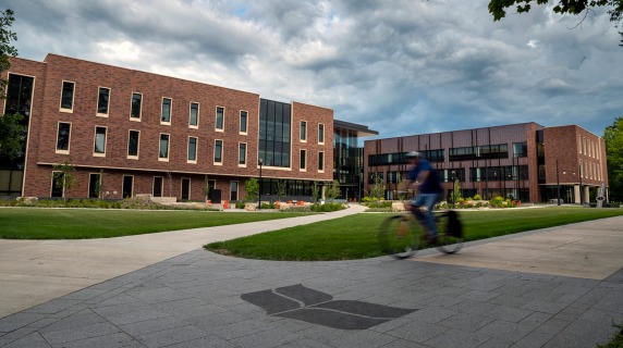 Bike in front of HSSC