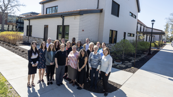 Group shot of the enrollment division