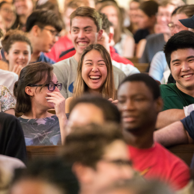 Students in Herrick Chapel